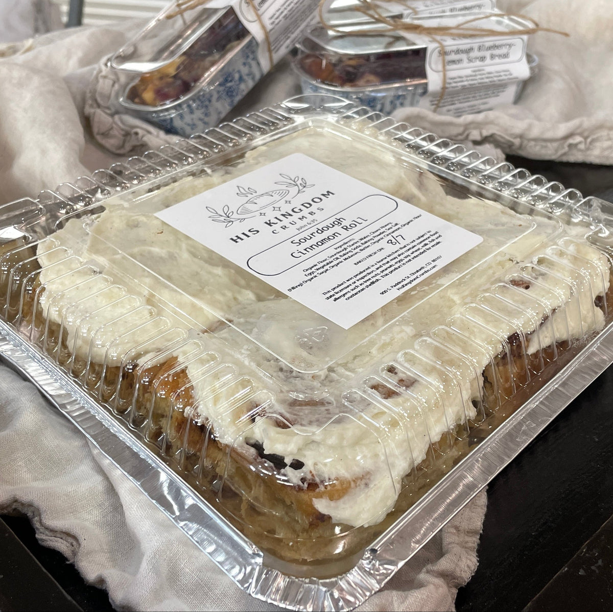 Original Sourdough Cinnamon Rolls 4 Pack